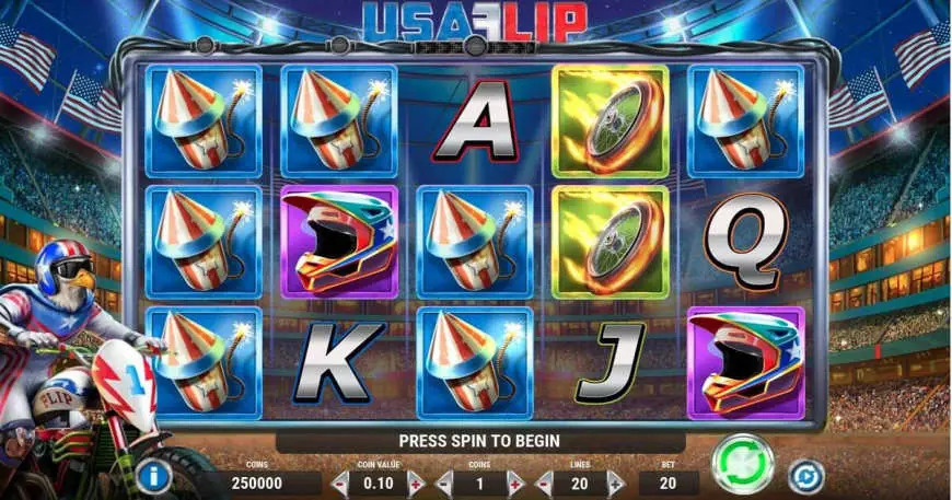 USA Flip slot gameplay