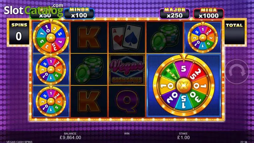 Vegas Cash Spins slot gameplay