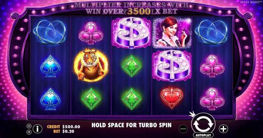 Vegas Magic slot gameplay