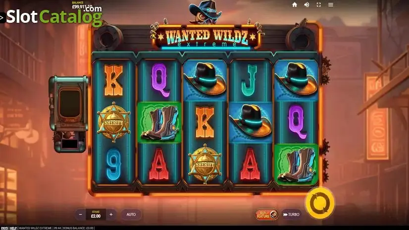 Wanted Wildz Extreme slot gameplay