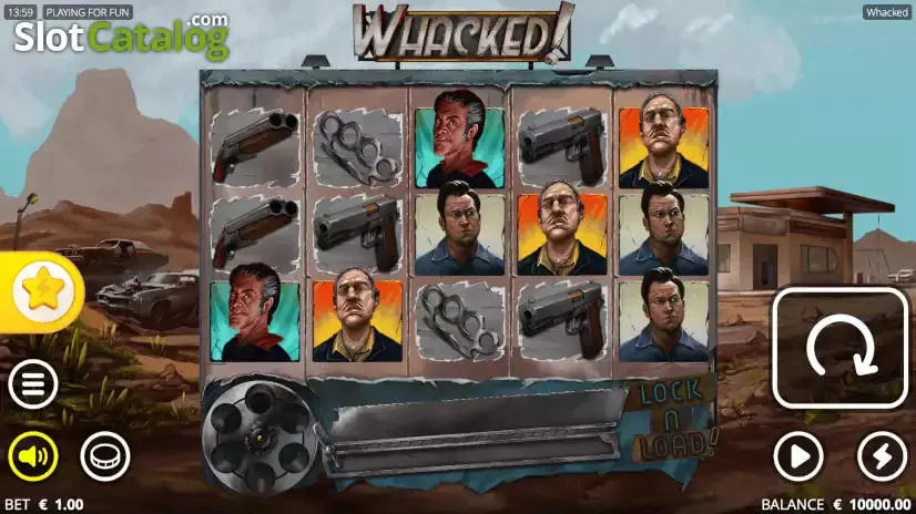 Whacked! slot gameplay