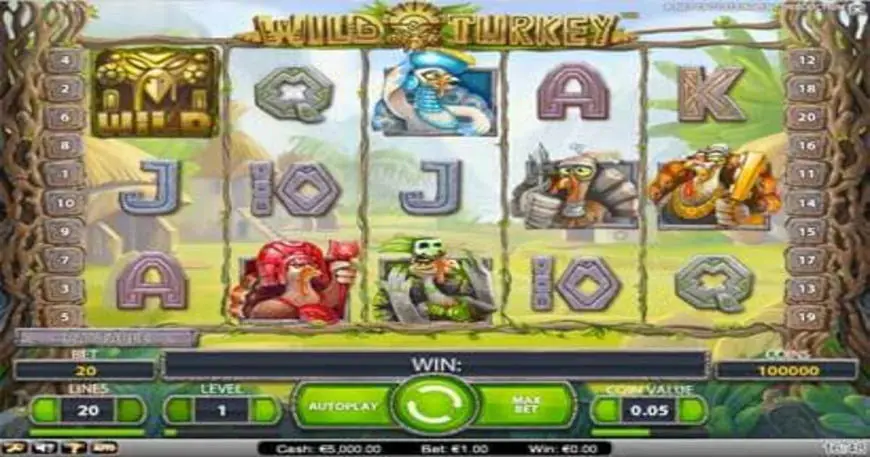 Wild Turkey slot gameplay