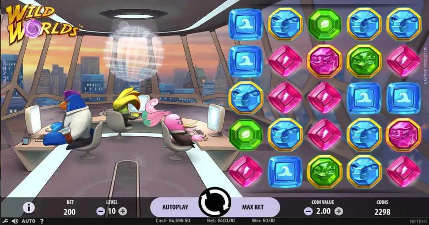 Wild Worlds slot gameplay