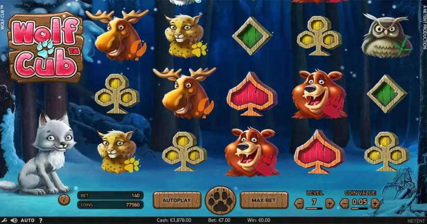 Wolf Cub slot gameplay