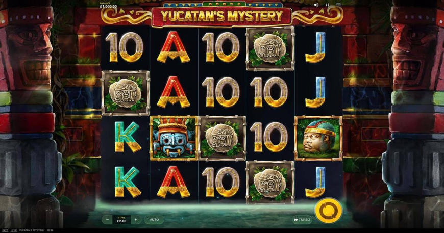 Yucatan's Mystery slot gameplay