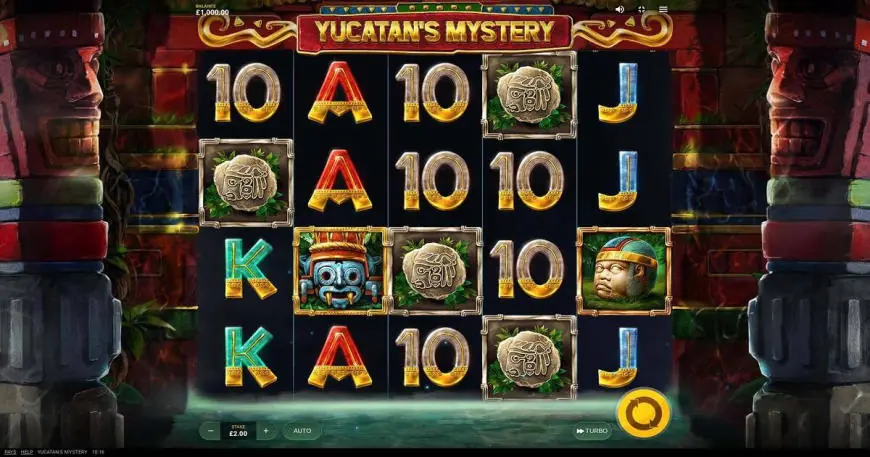 Yucatan's Mystery slot gameplay