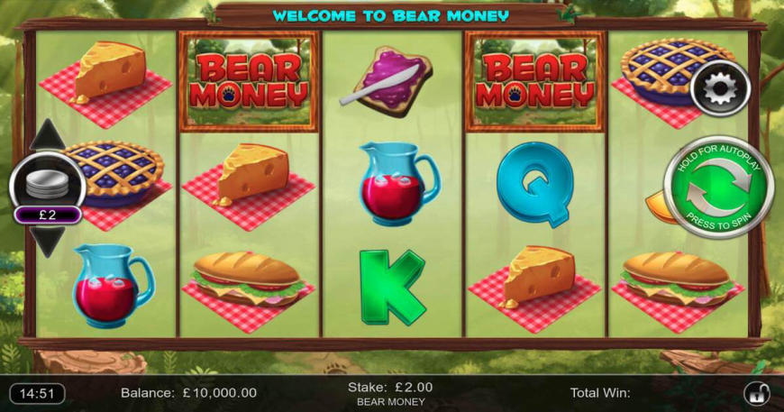 Bear Money slot gameplay
