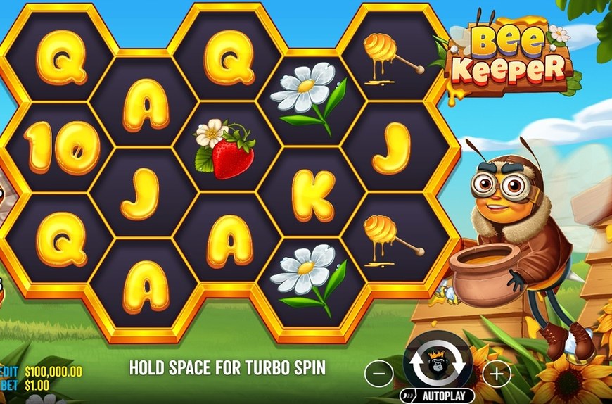 Bee Keeper slot gameplay