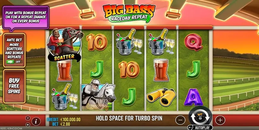 Big Bass Raceday Repeat slot gameplay