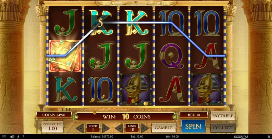 Book of Dead slot gameplay screenshot