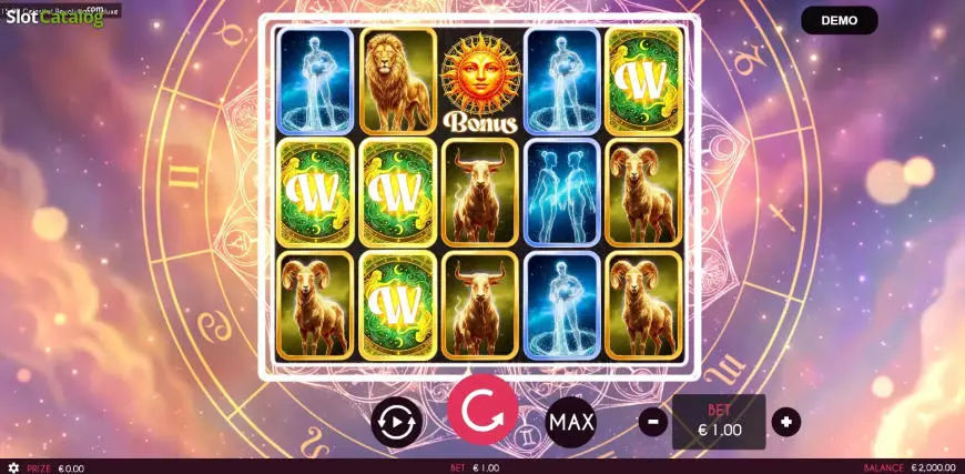 Celestial Revolutions Deluxe slot gameplay screenshot