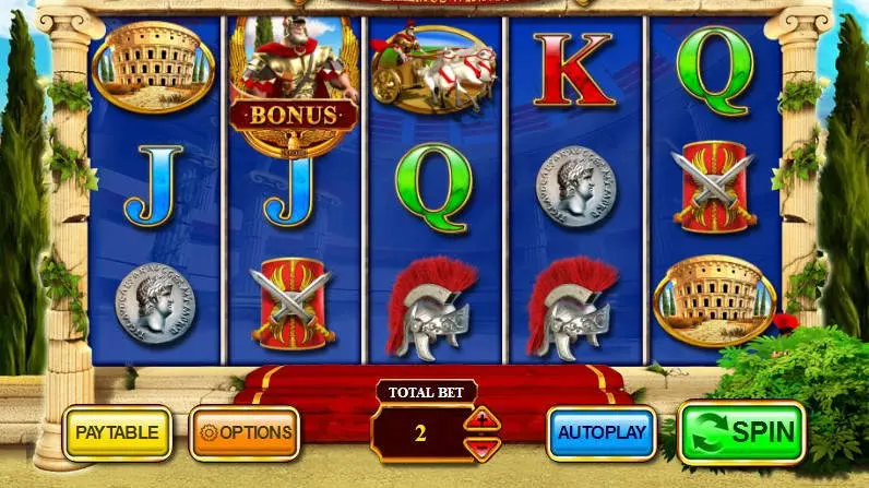 Centurion slot gameplay screenshot