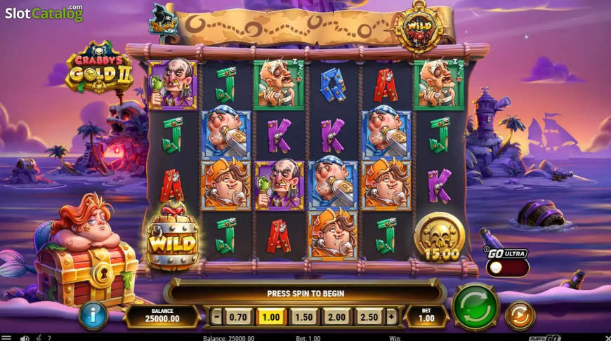 Crabby's Gold 2 slot gameplay screenshot