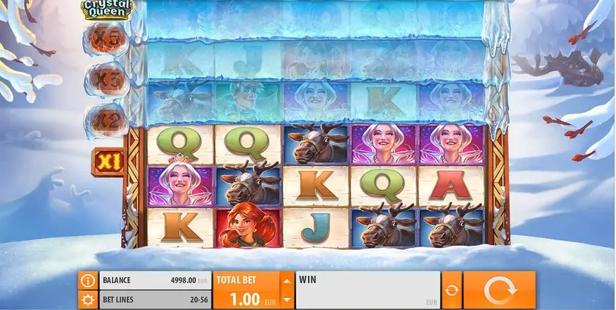 Crystal Queen slot gameplay