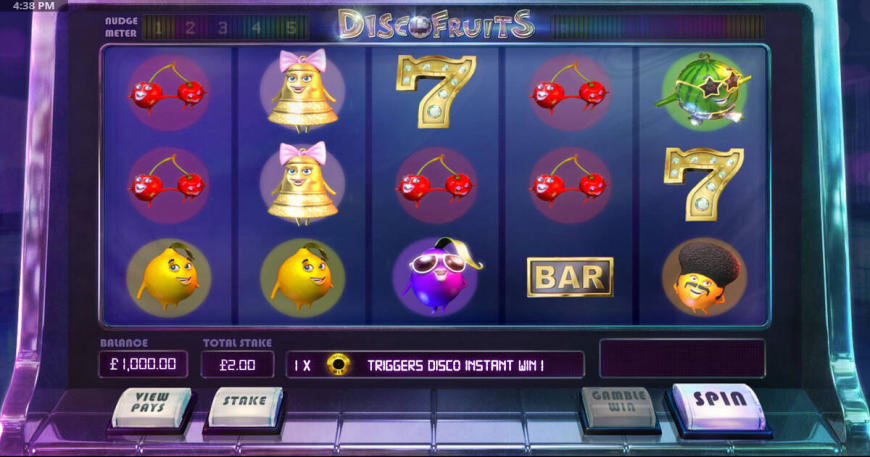 Disco Fruits slot gameplay