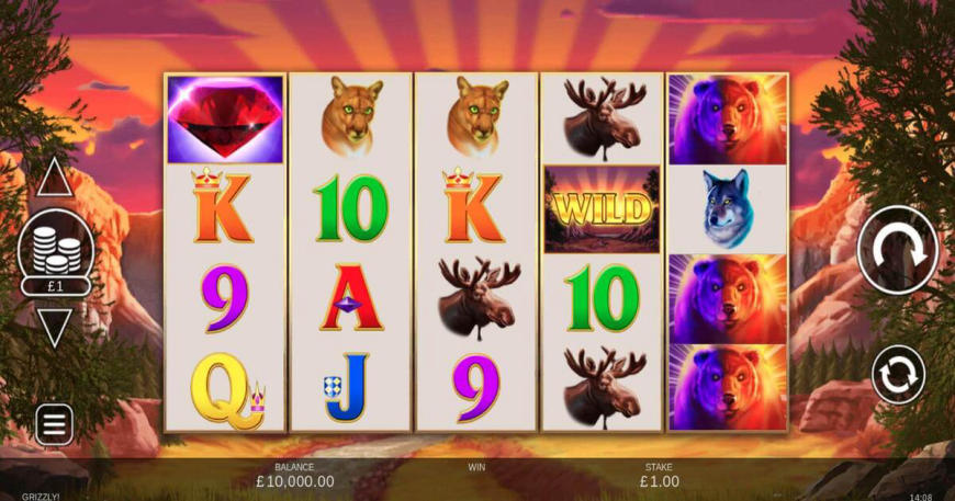Grizzly slot gameplay