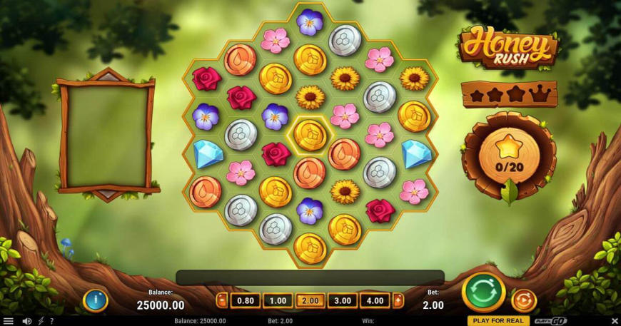 Honey Rush slot gameplay