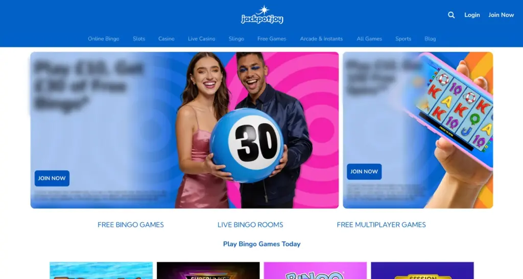 jackpotjoy homepage