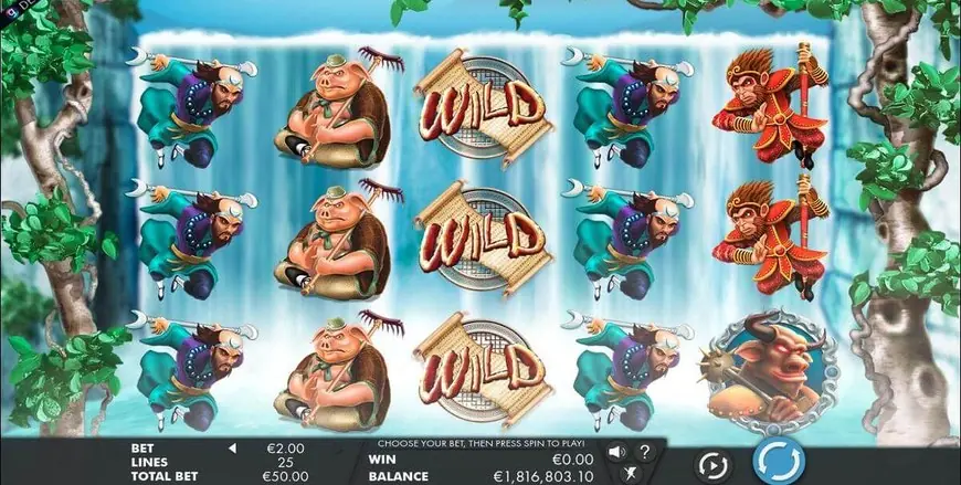 Journey to the West slot gameplay