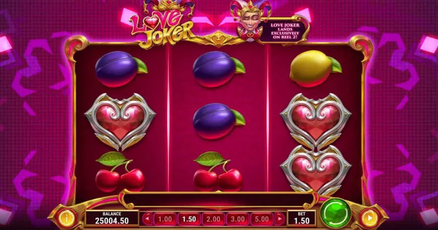 Love Joker slot gameplay screenshot