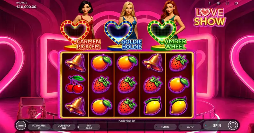 Love Show slot gameplay screenshot
