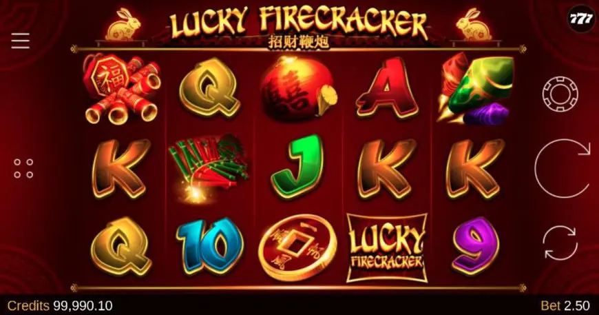 Lucky Firecracker slot gameplay screenshot