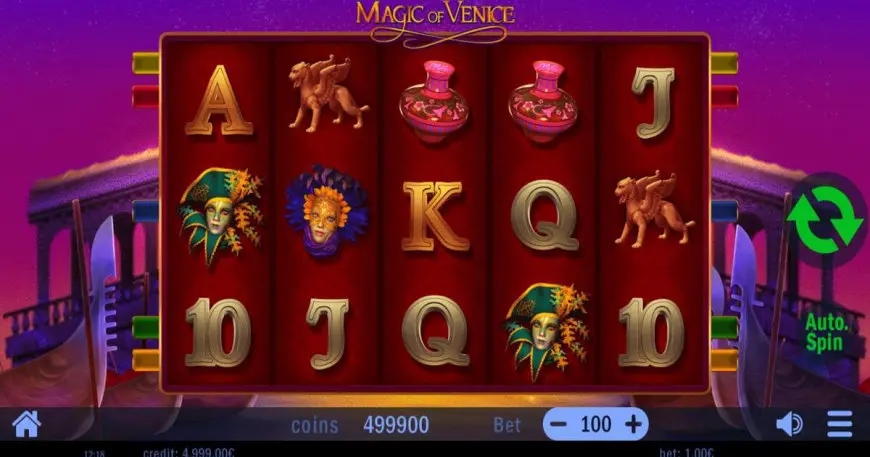 Magic of Venice slot gameplay screenshot