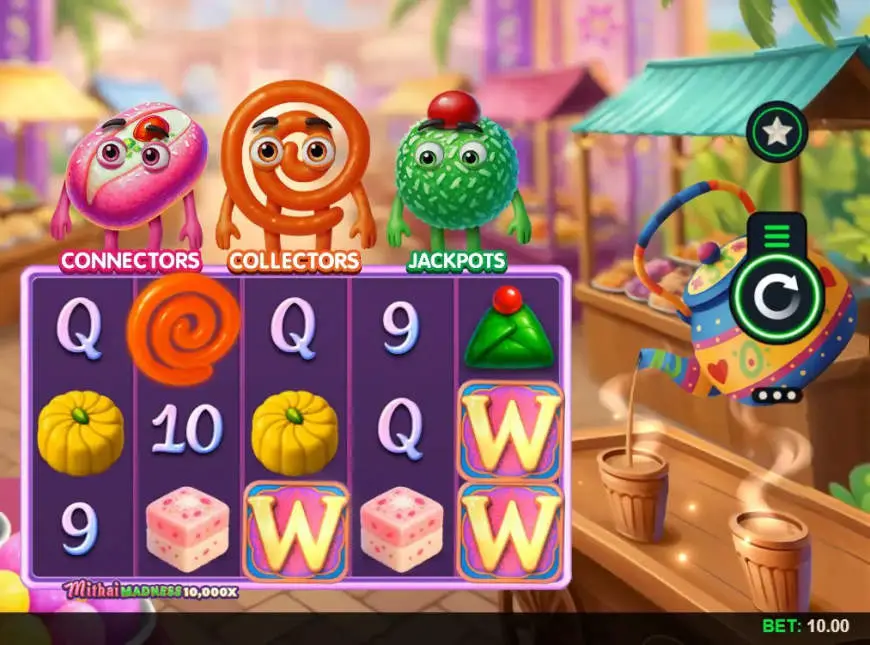Mithai Madness 10000X slot gameplay screenshot