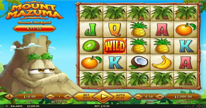 Mount Mazuma slot gameplay screenshot