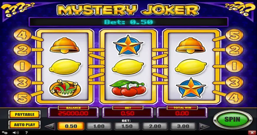 Mystery Joker slot gameplay screenshot