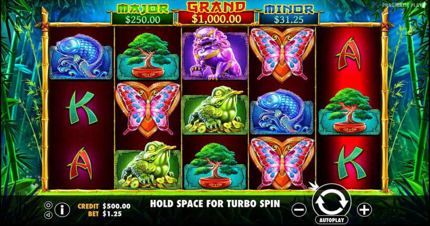 Panda's Fortune slot gameplay