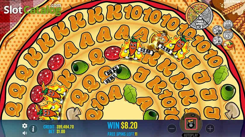 Peppe's Pepperoni Pizza Plaza slot gameplay screenshot