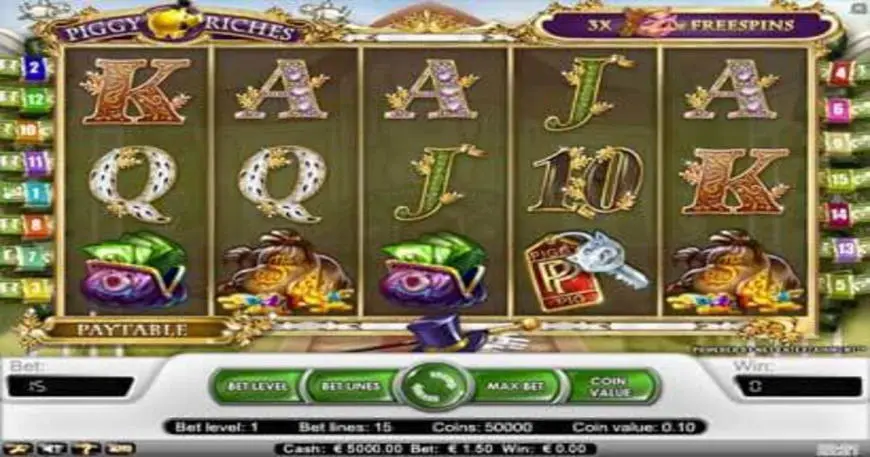 Piggy Riches slot gameplay screenshot