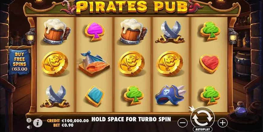 Pirate’s Pub slot gameplay