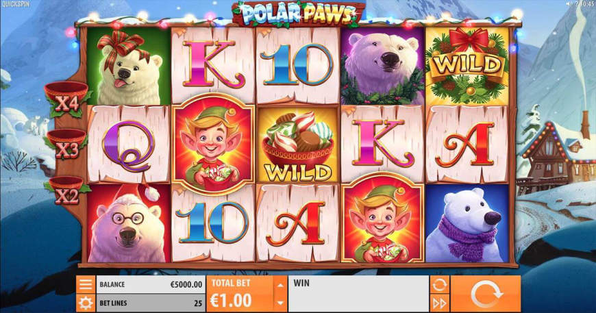 Polar Paws slot gameplay