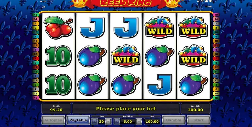 Reel King slot gameplay