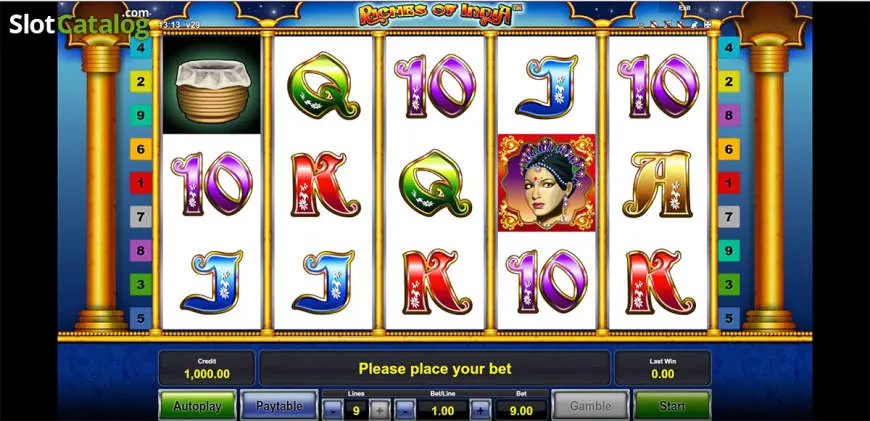 Riches of India slot gameplay screenshot