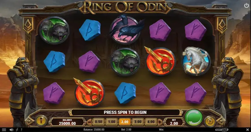 Ring of Odin slot gameplay screenshot