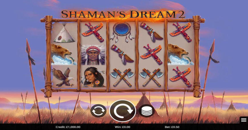 Shaman's Dream 2 slot gameplay