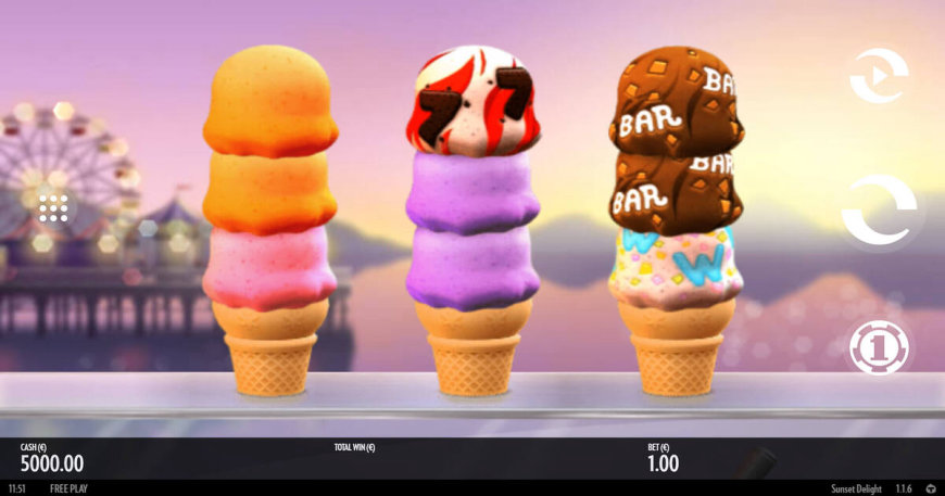 Sunset Delight slot gameplay