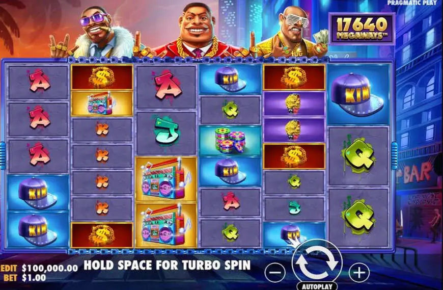 The Money Men Megaways slot gameplay screenshot