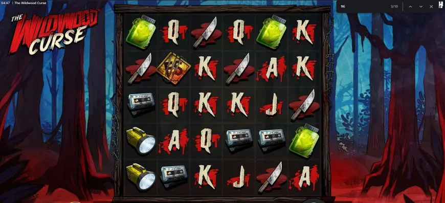 The Wildwood Curse slot gameplay screenshot