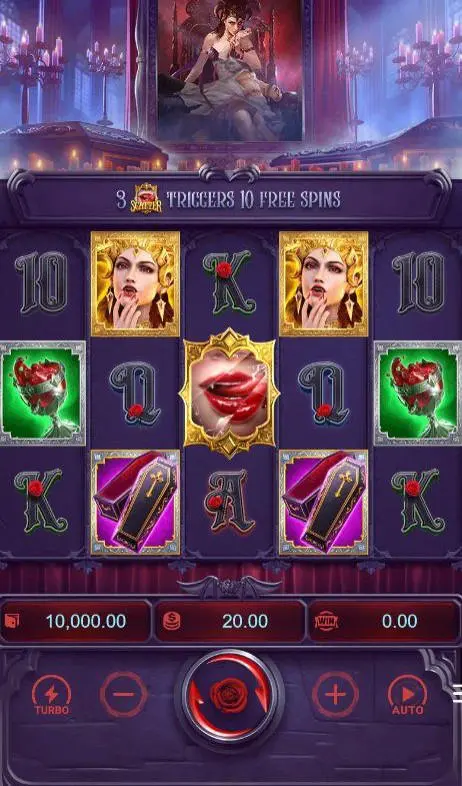 Vampire’s Charm slot gameplay screenshot