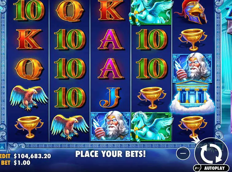 Zeus vs Hades – Gods of War 250 slot gameplay screenshot