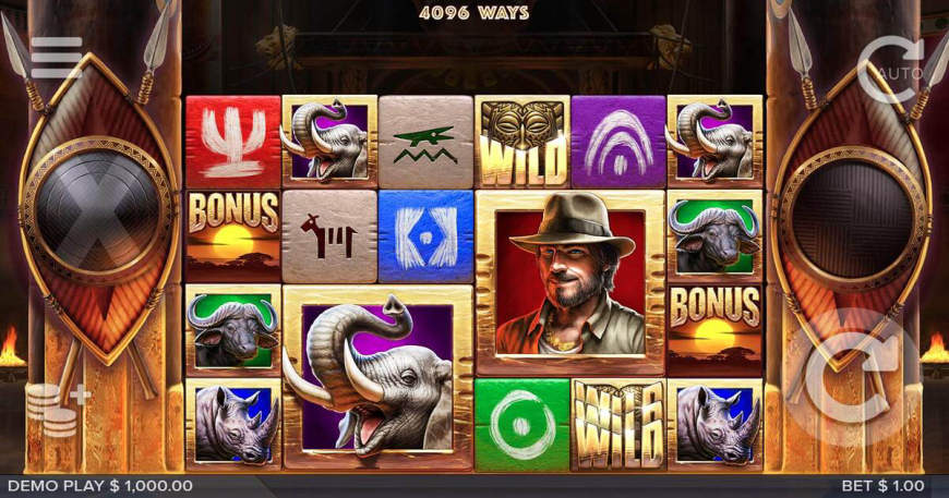 Zulu Gold slot gameplay